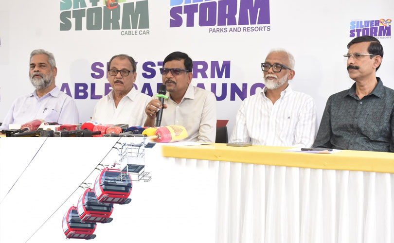സില്‍വര്‍ സ്റ്റോമില്‍ കേബിള്‍ കാര്‍ റൈഡ്  :  ഉദ്ഘാടനം മുഖ്യമന്ത്രി വി.ഡി. സതീശന്‍ 